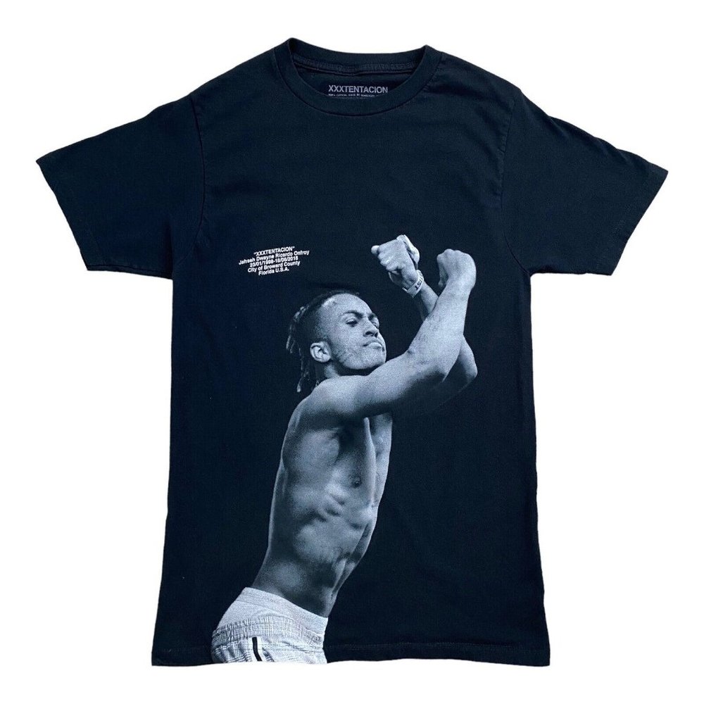 XXXTENTACION Memorial T-Shirt Men S Jahseh Dwayne Ricardo Onfroy 1998-2018 Black
